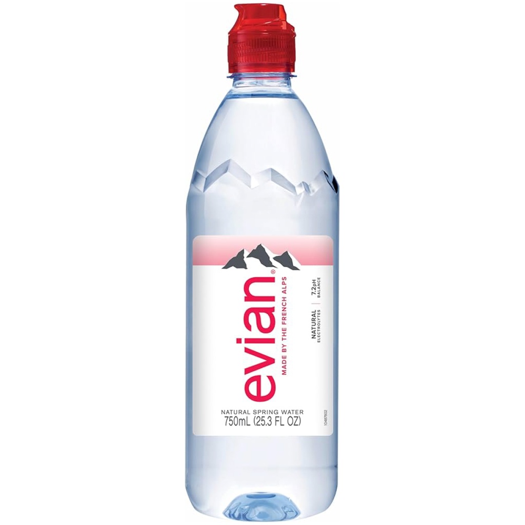 Agua Evian Sport (750ml)