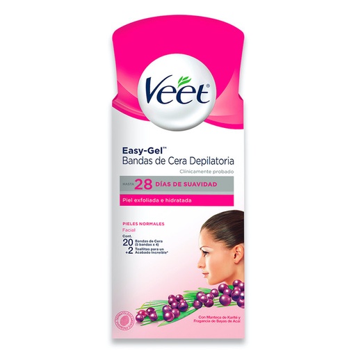 Bandas Depiladoras Faciales - Veet