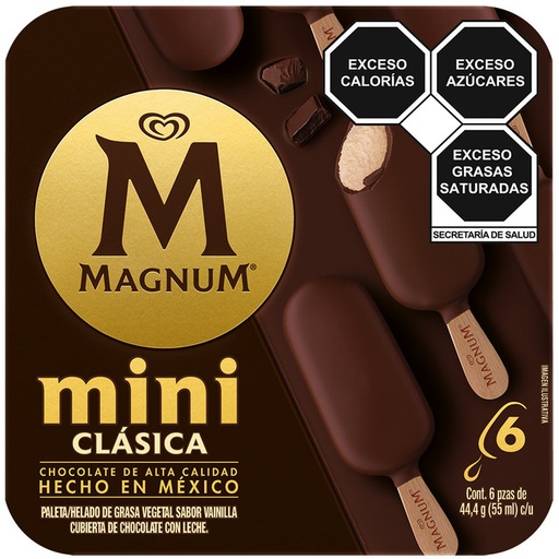 Minipaleta Helada Vainilla Y Chocolate Magnum (6pack)