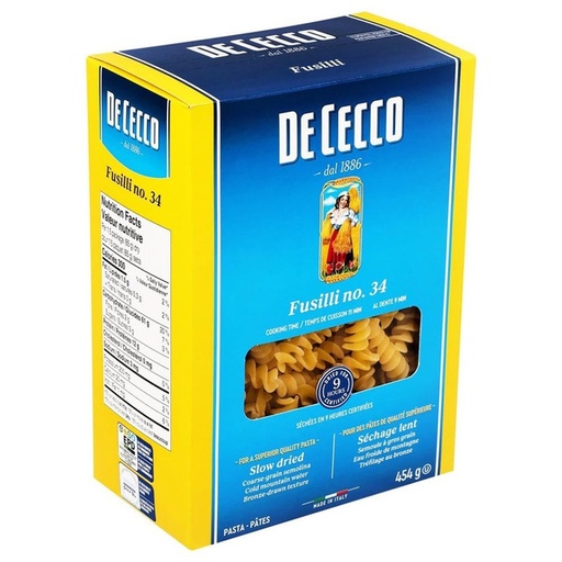 Fusilli Pasta (box)