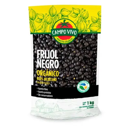 Frijol Negro Orgánico (1kg)